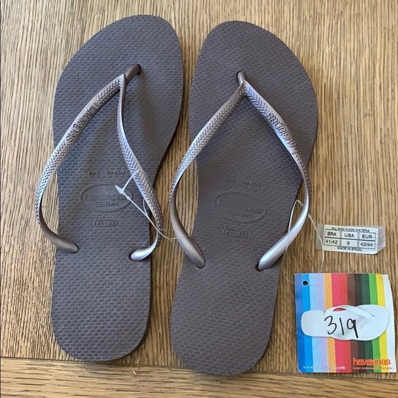 havaianas dark brown